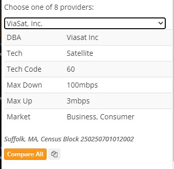 FCC 477 additional details dropdown in FiberLocator